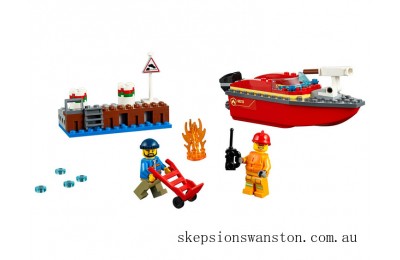 Discounted LEGO City Dock Side Fire