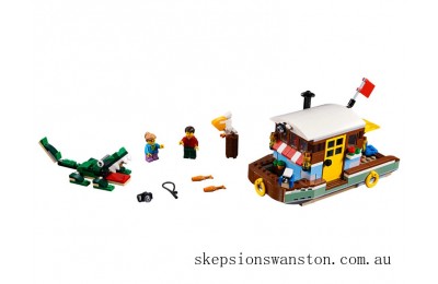 Discounted LEGO Creator 3-in-1 Riverside Houseboat