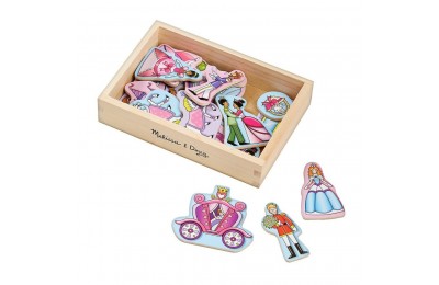Discounted Melissa & Doug 20 Wooden Princess Magnets in a Box