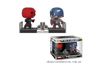 Clearance Marvel Captain America and Red Skull Funko Pop! Movie Moment