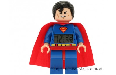 Discounted LEGO DC LEGO® DC Comics™ Super Heroes Superman™ Minifigure Clock