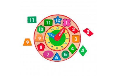 Limited Sale Melissa & Doug Shape Sorting Clock - Wooden Educational Toy