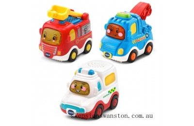 Discounted VTech Toot-Toot Drivers 3 Pack Emergency Vehicles