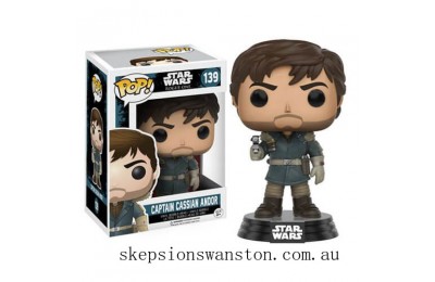 Limited Only Star Wars Rogue One Captain Cassian Andor Funko Pop! Vinyl Bobblehead