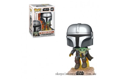 Limited Only Star Wars The Mandalorian Mandalorian Flying with Jet Funko Pop! Vinyl