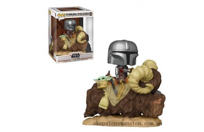 Limited Only Star Wars The Mandalorian on Bantha with The Child (Baby Yoda) Funko Pop! Vinyl