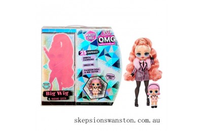Outlet Sale L.O.L. Surprise! O.M.G. Winter Chill Big Wig & Madame Queen Doll with 25 Surprises