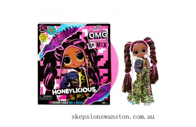 Clearance Sale L.O.L. Surprise! O.M.G. Remix Honeylicious Fashion Doll