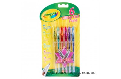 Discounted Crayola 6 Glitter Gel Pens