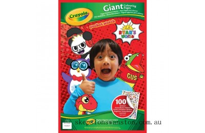 Discounted Ryan's World Giant Colouring Pages