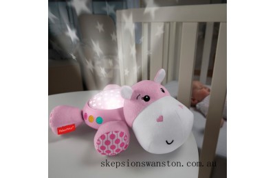 Outlet Sale Fisher-Price Hippo Projection Soother Pink Baby Projector