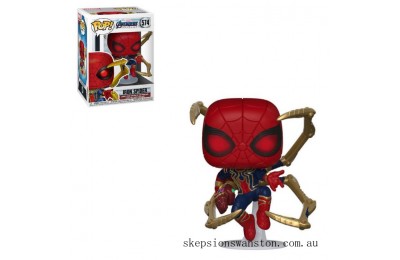 Clearance Marvel Avengers: Endgame Iron Spider with Nano Gauntlet Funko Pop! Vinyl