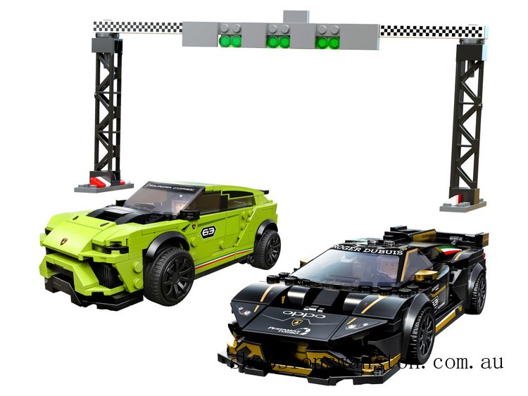 Discounted LEGO Speed Champions Lamborghini Urus ST-X & Lamborghini Huracán Super Trofeo EVO