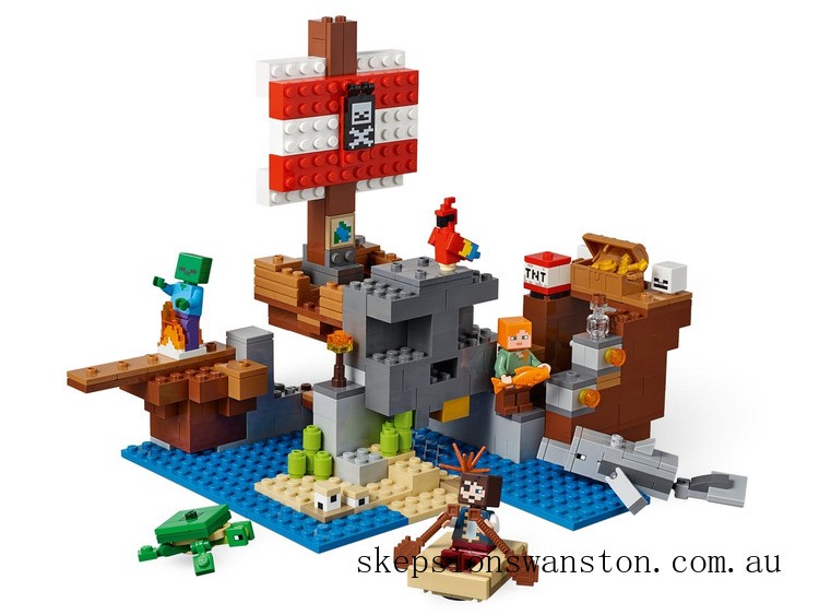 Discounted LEGO Minecraft™ The Pirate Ship Adventure
