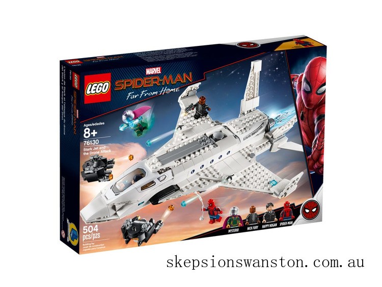 Outlet Sale LEGO Spider-Man Stark Jet and the Drone Attack
