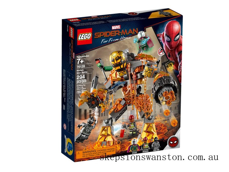 Clearance Sale LEGO Spider-Man Molten Man Battle