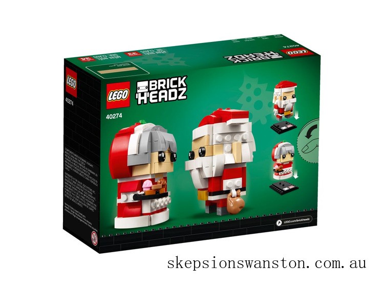 Discounted LEGO BrickHeadz Mr. & Mrs. Claus
