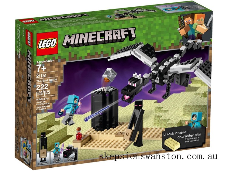 Discounted LEGO Minecraft™ The End Battle