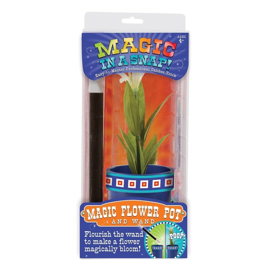 Sale Melissa & Doug Magic in a Snap Magic Flower Pot and Wand