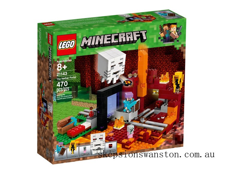 Special Sale LEGO Minecraft™ The Nether Portal
