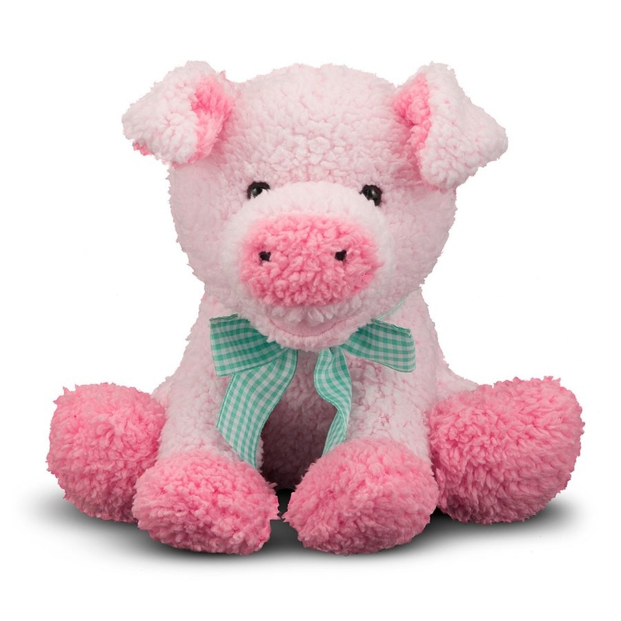 Outlet Melissa & Doug Meadow Medley Piggy - Stuffed Animal With Sound Effect