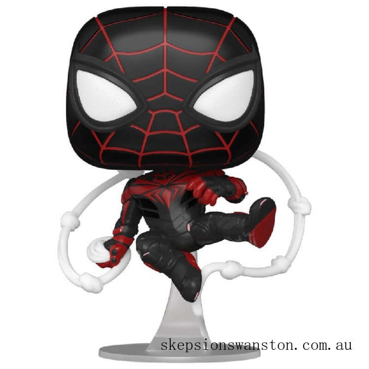 Genuine Marvel Spiderman Miles Morales Advanced Tech Suit Pop! Vinyl