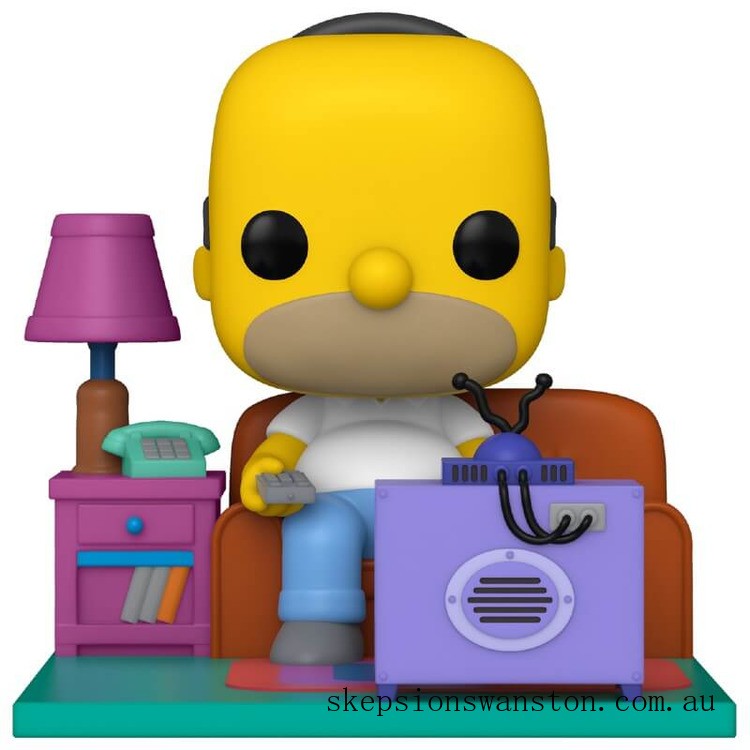 Limited Only Simpsons Homer Watching TV Funko Pop! Deluxe