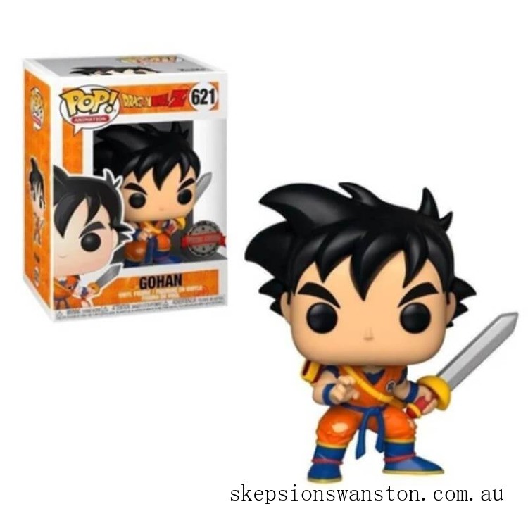 Limited Sale Dragon Ball Z Young Gohan with Sword EXC Funko Pop! Vinyl