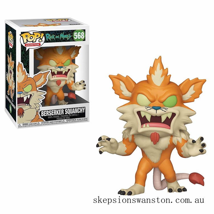 Limited Sale Rick and Morty Berserker Squanchy Funko Pop! Vinyl