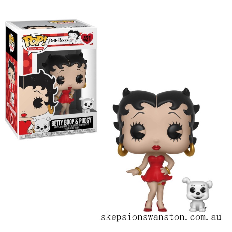 Sale Betty Boop with Pudgy Funko Pop! Vinyl