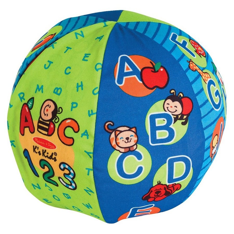 Outlet Melissa & Doug K's Kids 2-in-1 Talking Ball Educational Toy - ABCs and Counting 1-10