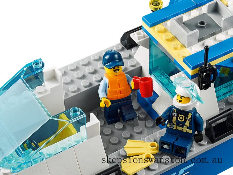 Genuine LEGO City Police Patrol Boat