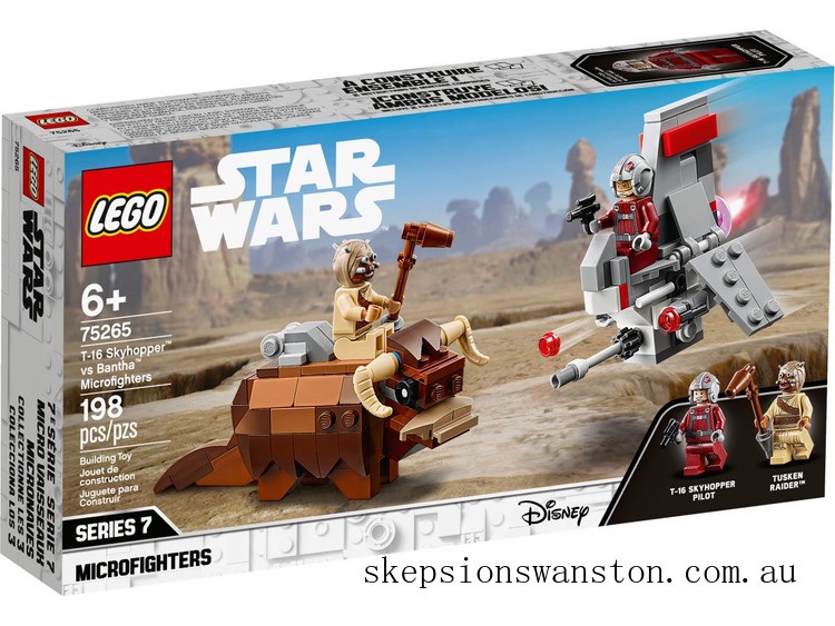 Clearance Sale LEGO STAR WARS™ T-16 Skyhopper™ vs Bantha™ Microfighters