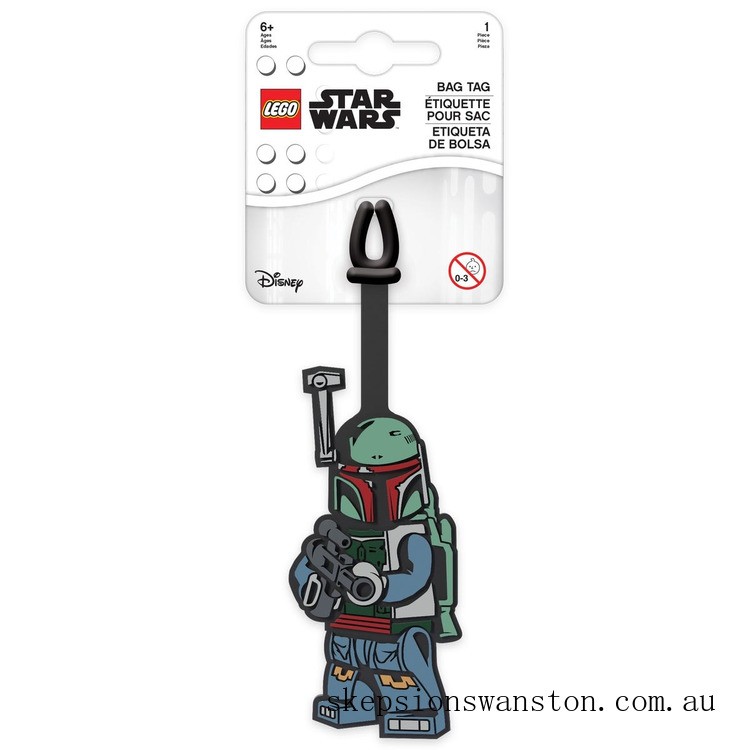 Genuine LEGO STAR WARS™ Boba Fett™ Bag Tag