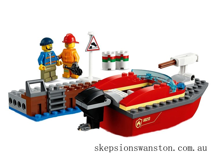 Discounted LEGO City Dock Side Fire