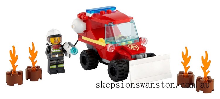 Genuine LEGO City Fire Hazard Truck