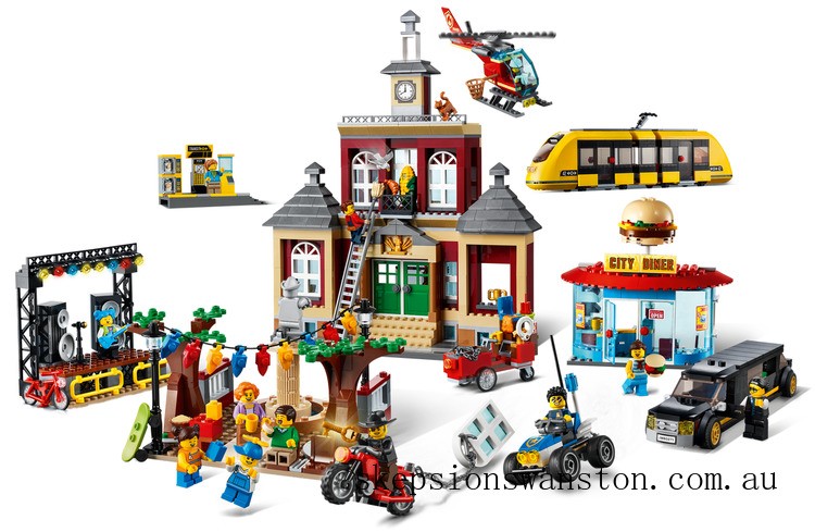 Genuine LEGO City Main Square
