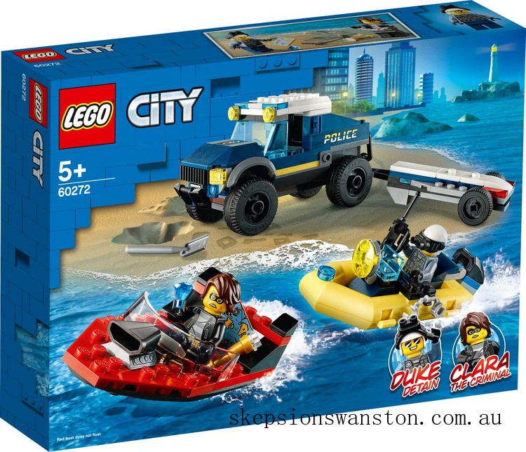 Clearance Sale LEGO City Police Boat Transport