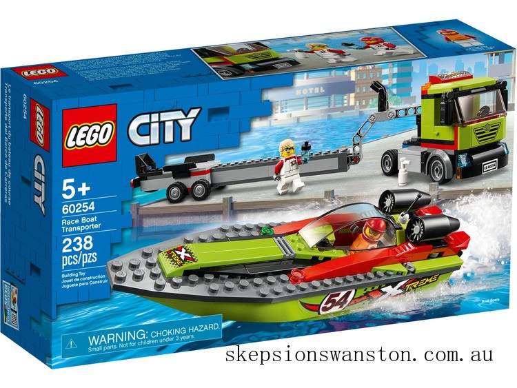 Special Sale LEGO City Race Boat Transporter