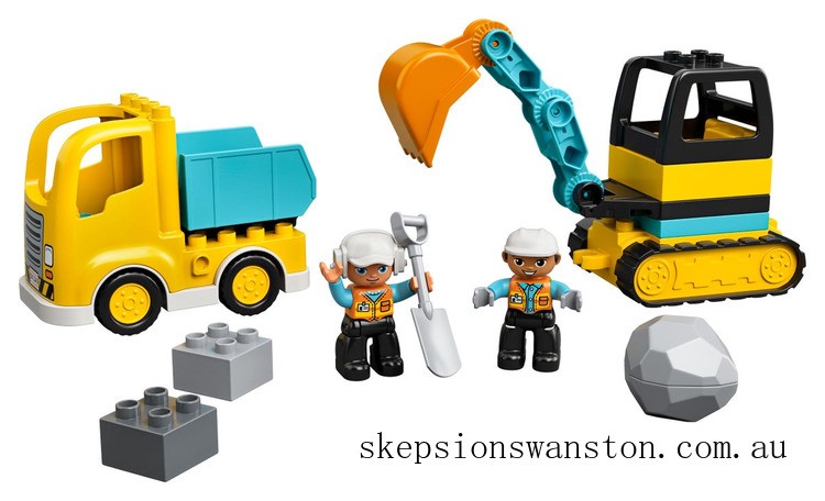 Outlet Sale LEGO DUPLO® Truck & Tracked Excavator