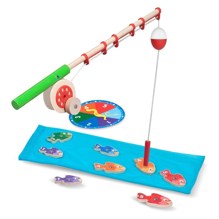 Outlet Melissa & Doug Catch & Count Fishing Game