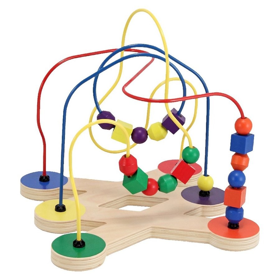 Outlet Melissa & Doug Classic Bead Maze - Wooden Educational Toy