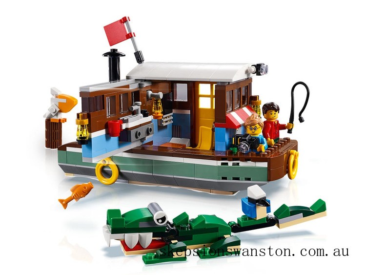 Discounted LEGO Creator 3-in-1 Riverside Houseboat