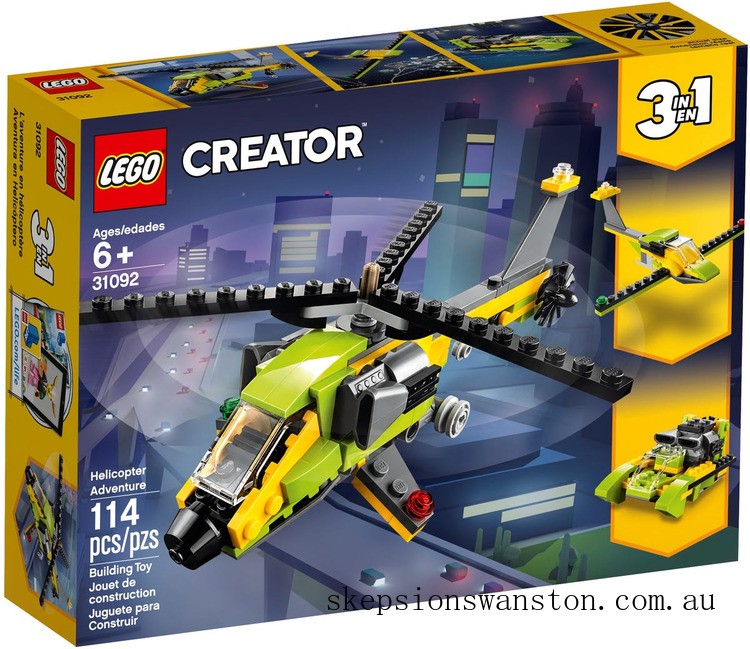 Discounted LEGO Creator 3-in-1 Helicopter Adventure