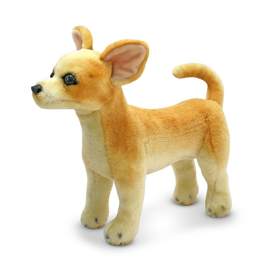 Discounted Melissa & Doug Chihuahua Dog - Lifelike Stuffed Animal
