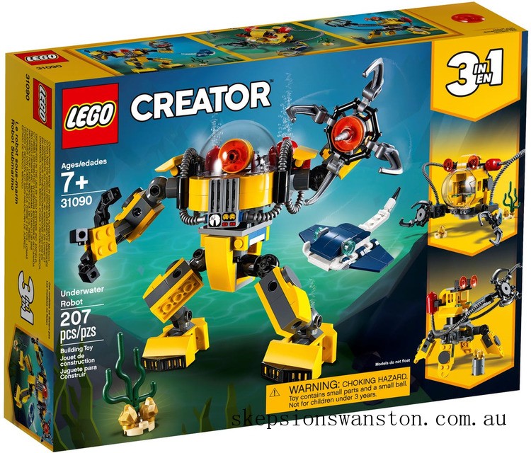 Genuine LEGO Creator 3-in-1 Underwater Robot