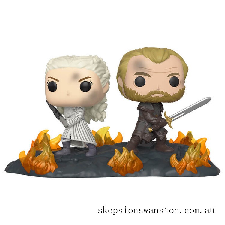 Clearance Game of Thrones Daenerys & Jorah with Swords Funko Pop! Vinyl