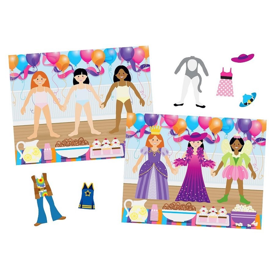 Best Melissa & Doug Reusable Sticker Pads Set: Fairies, Princess Castle, Play House, Dress-Up - 680+ Stickers