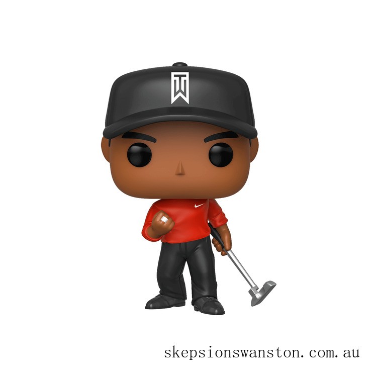 Clearance Tiger Woods (Red Shirt) Funko Pop! Vinyl