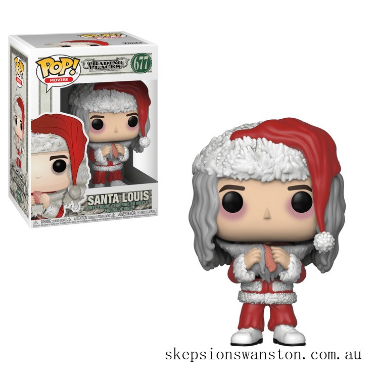 Clearance Trading Places Santa Louis with Salmon Funko Pop! Vinyl